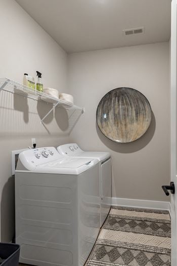 Convenient in-home washer and dryer